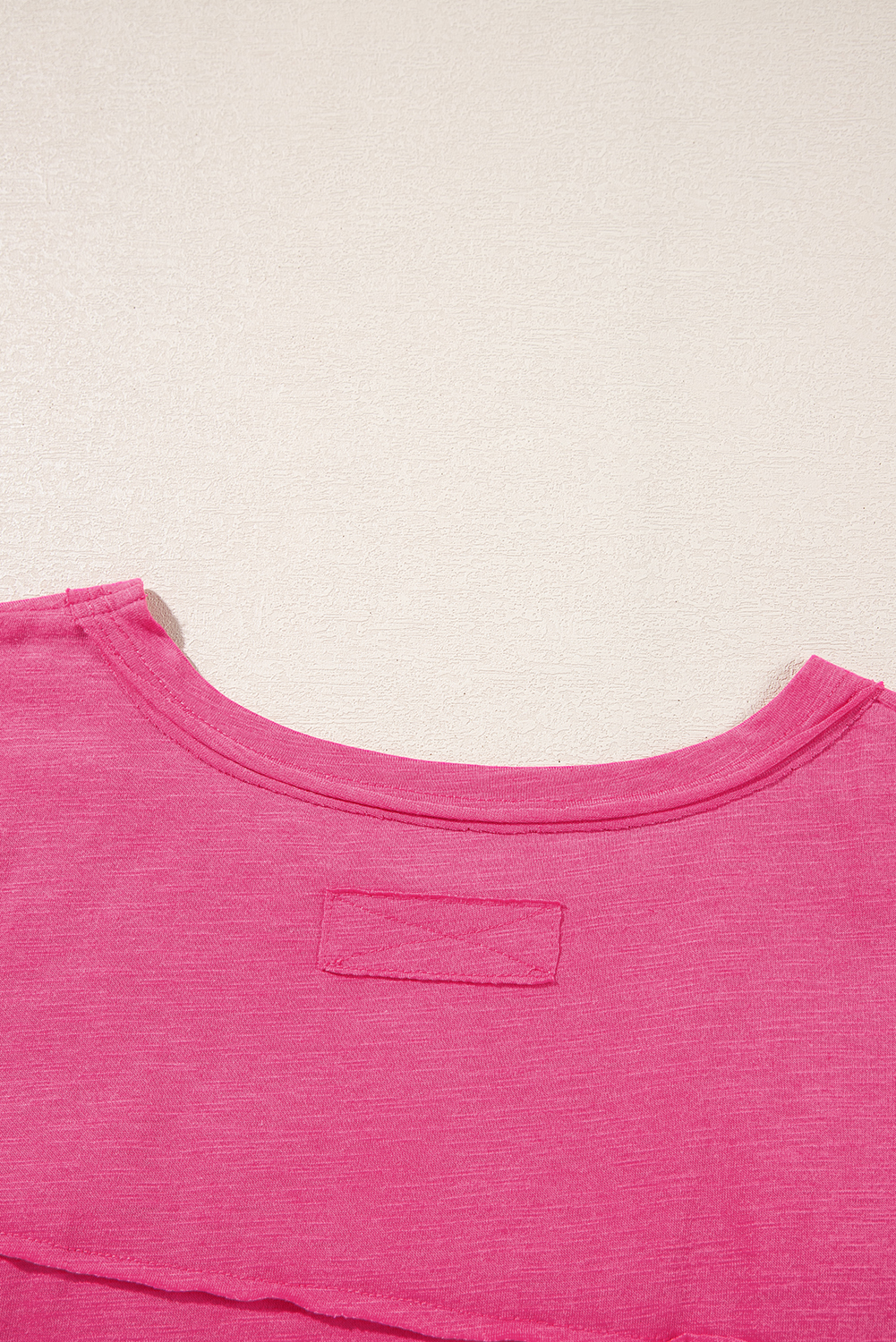 Rose Leopard Print V Neck Plus Size Tee