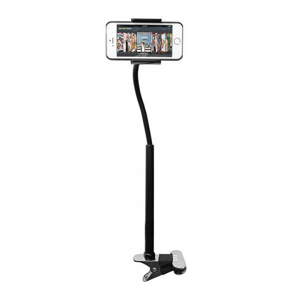 CTA Digital Adjustable Clip-On Stand for Smartphones and Mini Tablets (PAD-COS)