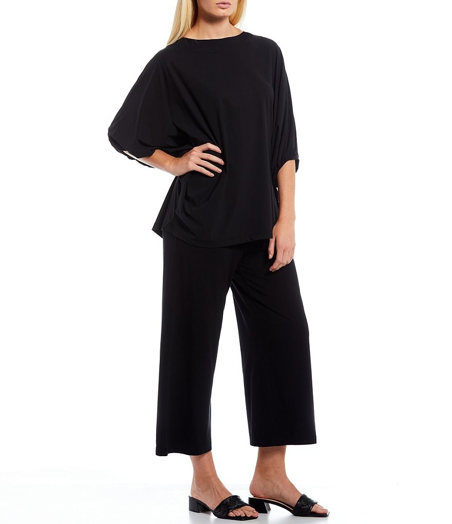 Bryn Walker Wilder Microfiber Jersey Dolman Gathered Band Tunic