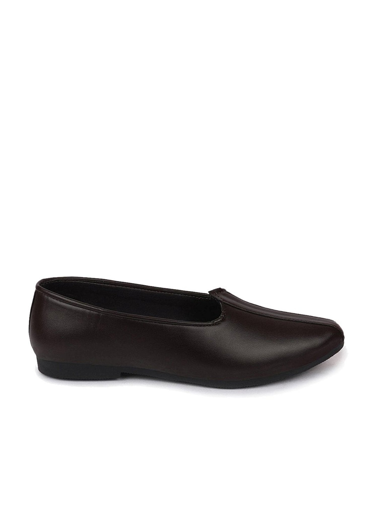 Walkway Men's Black Ethnic Juttis