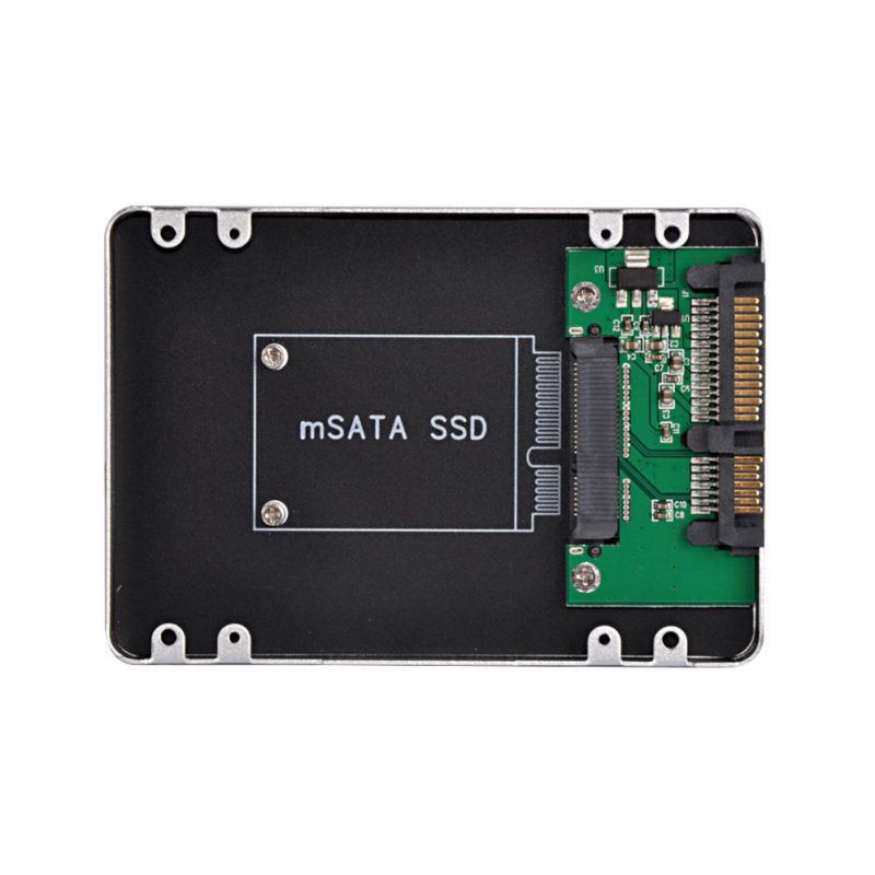 mSATA Mini SSD to 2.5 inch SATA 22-Pin Converter Adapter External Case 7mm