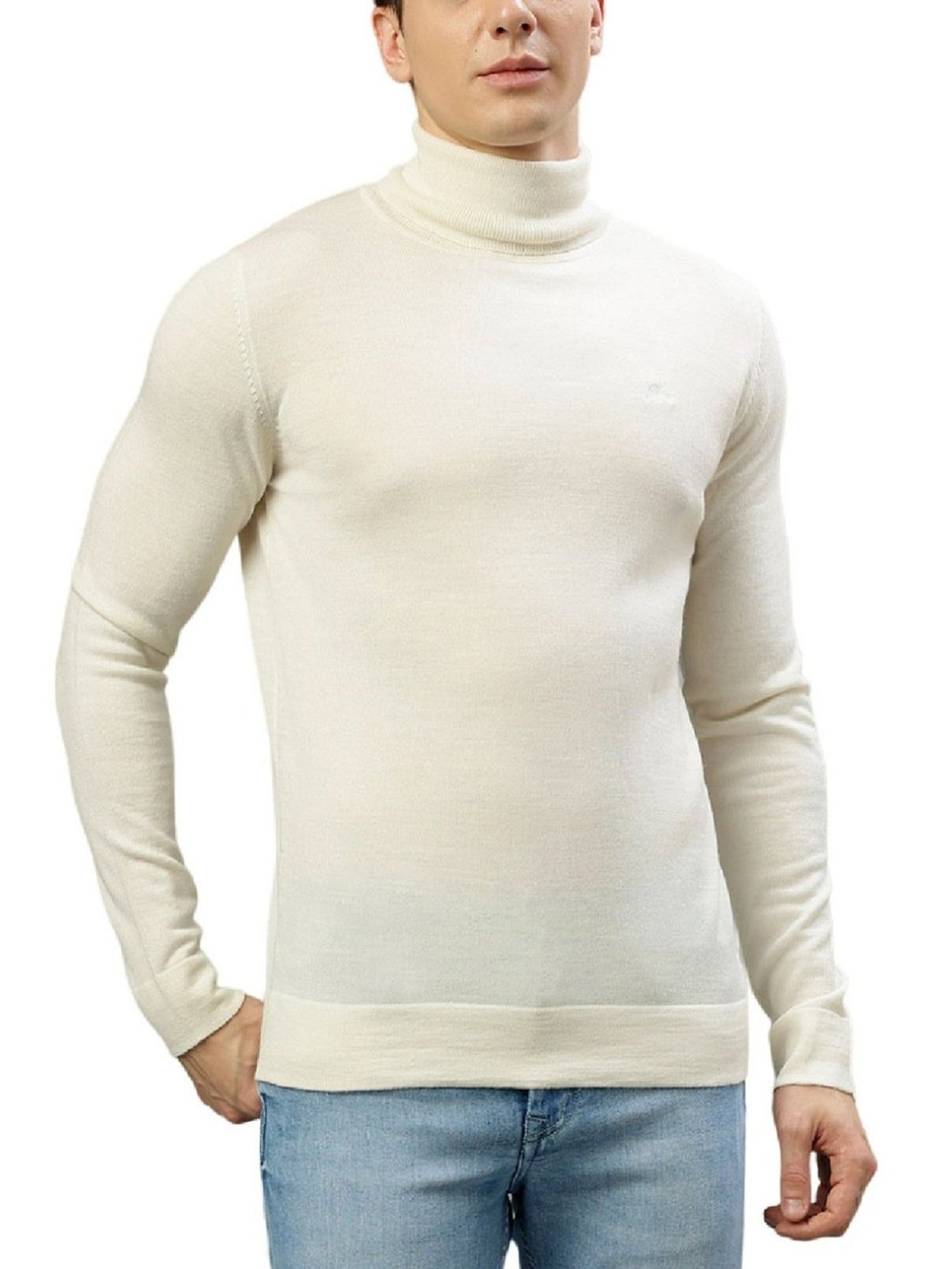 Lindbergh Cream Slim Fit Sweaters
