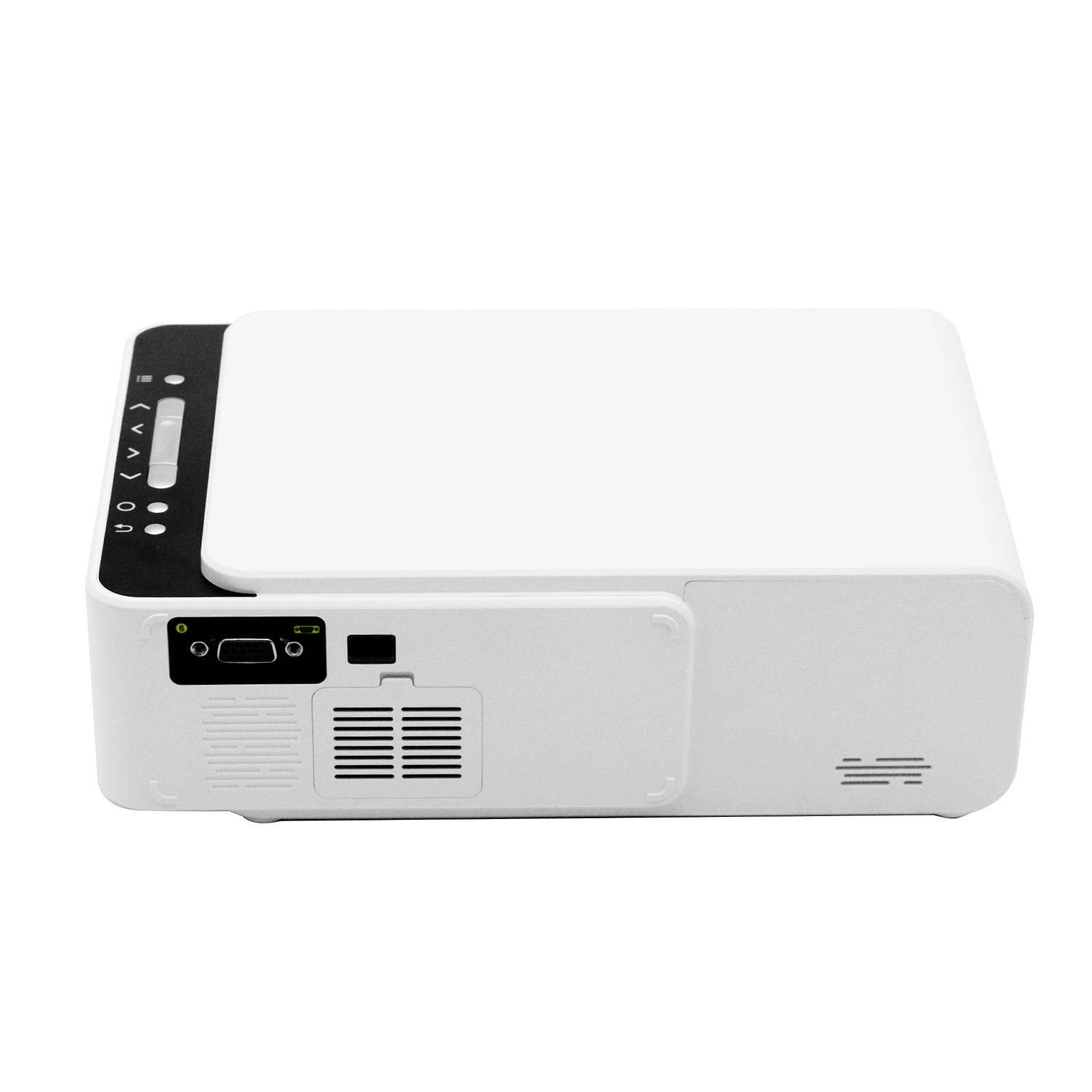Puteer Mini Home Theater Projector 1080P Supported Built-in Speaker with HD/AV/USB/VGA Interface Portable Projector