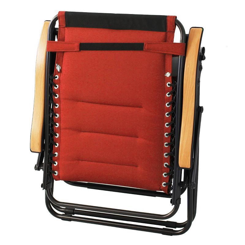 Oversize Padded Zero Gravity Lounge Chair - Red - Captiva Designs