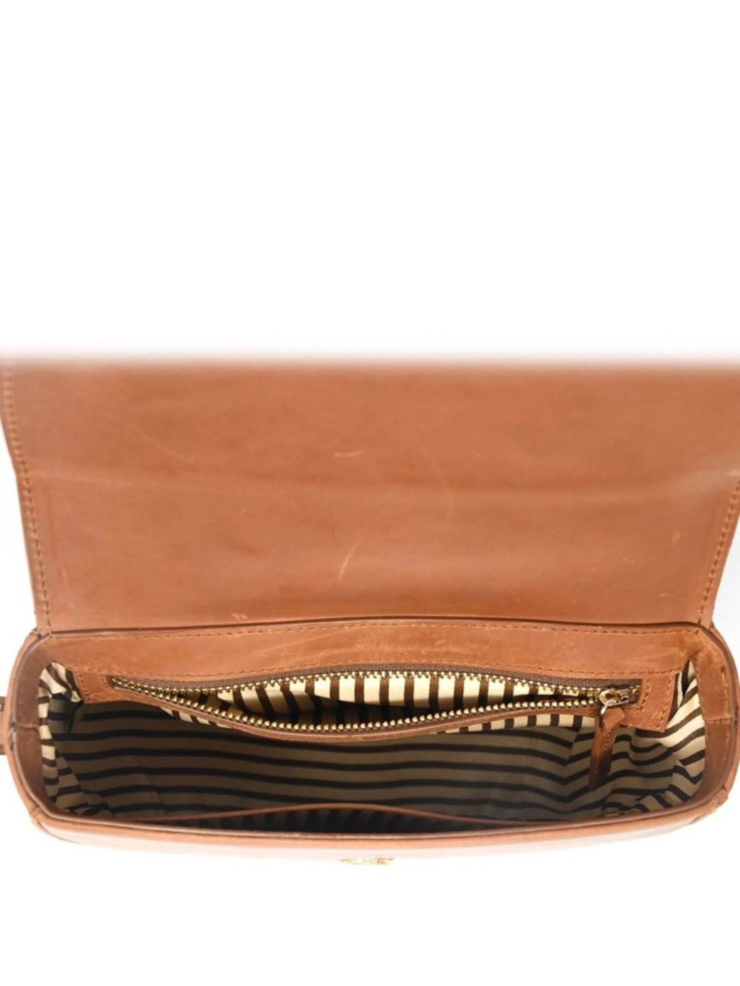 Tohl Swinton Tan Solid Medium Handbag