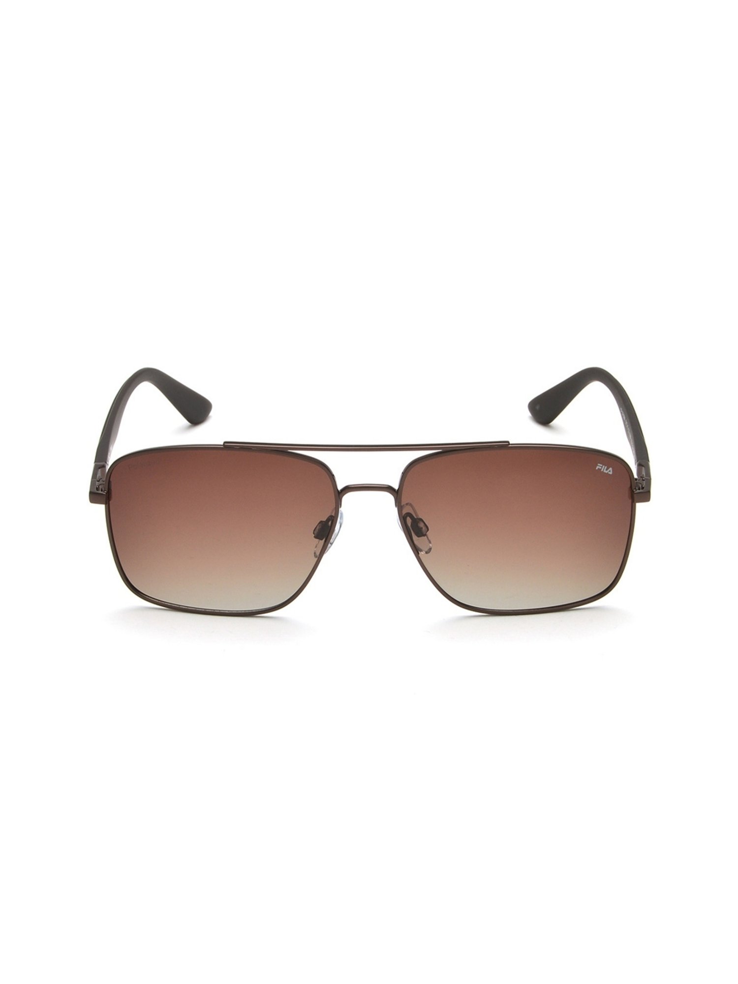 Fila Brown Square Sunglasses for Men