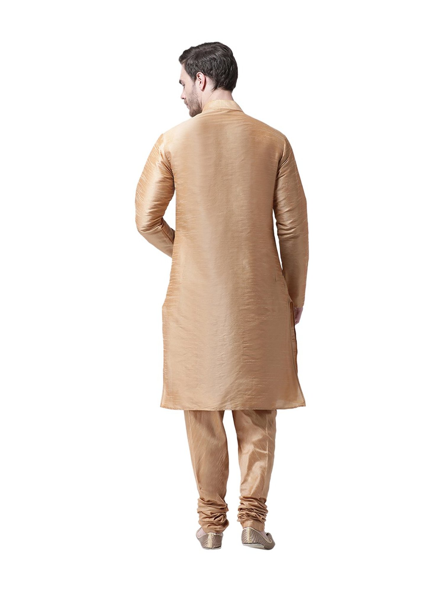 SG LEMAN Beige Regular Fit Kurta Set