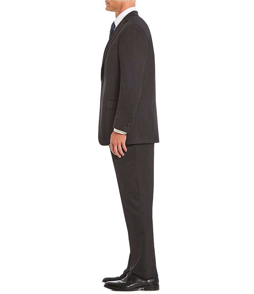 Cremieux Classic Fit Pleated Pant Solid Wool Suit