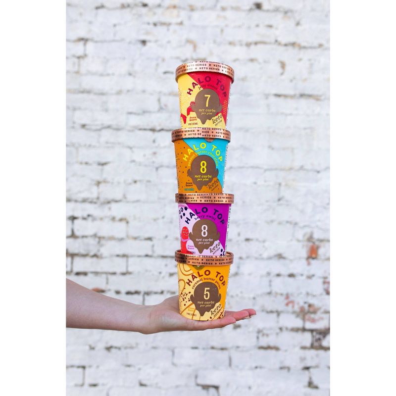 Halo Top Keto Peanut Butter Chocolate Frozen Dessert - 16oz