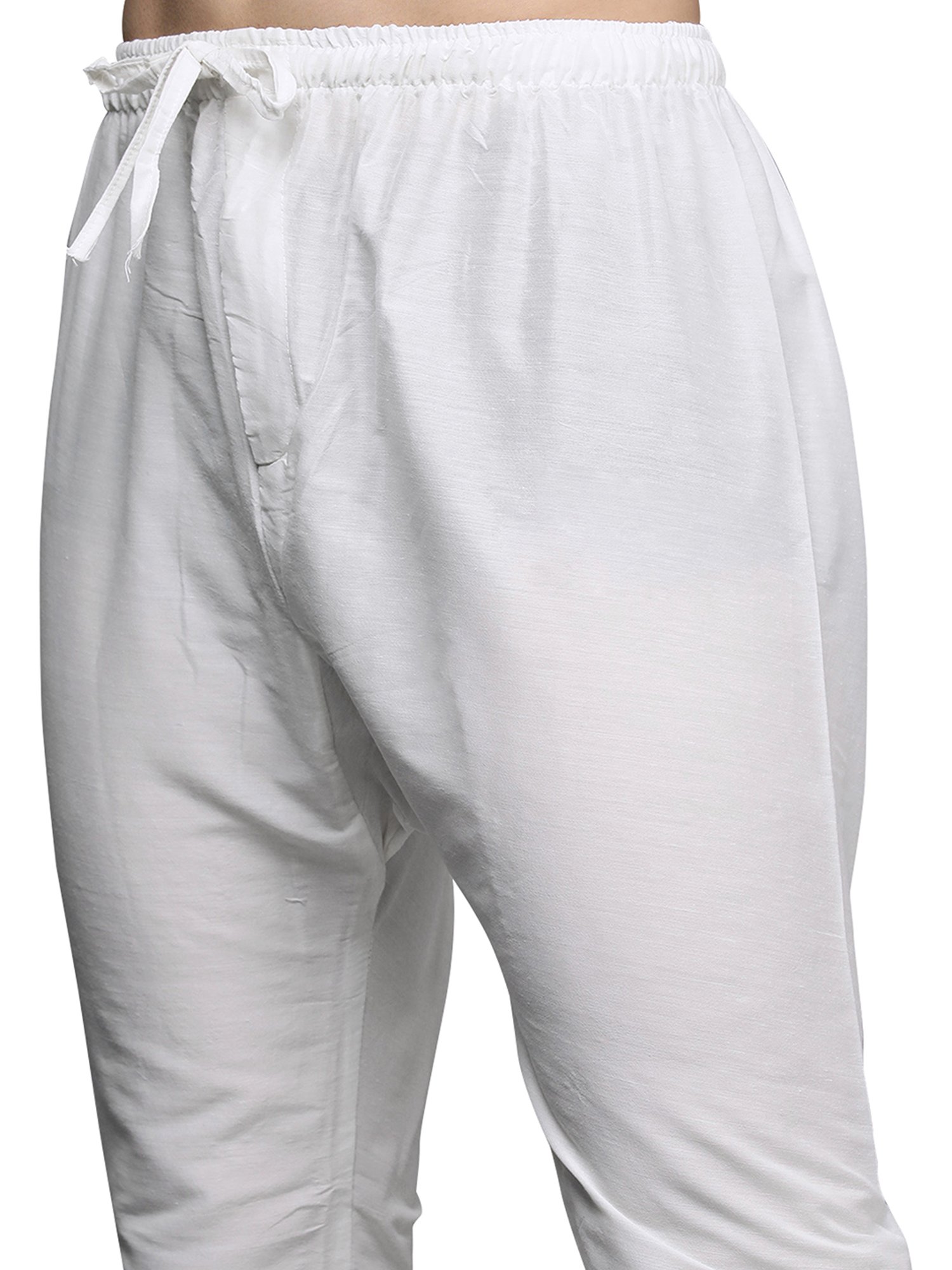 Manyavar Maroon & White Self Design Kurta & Churidar Set