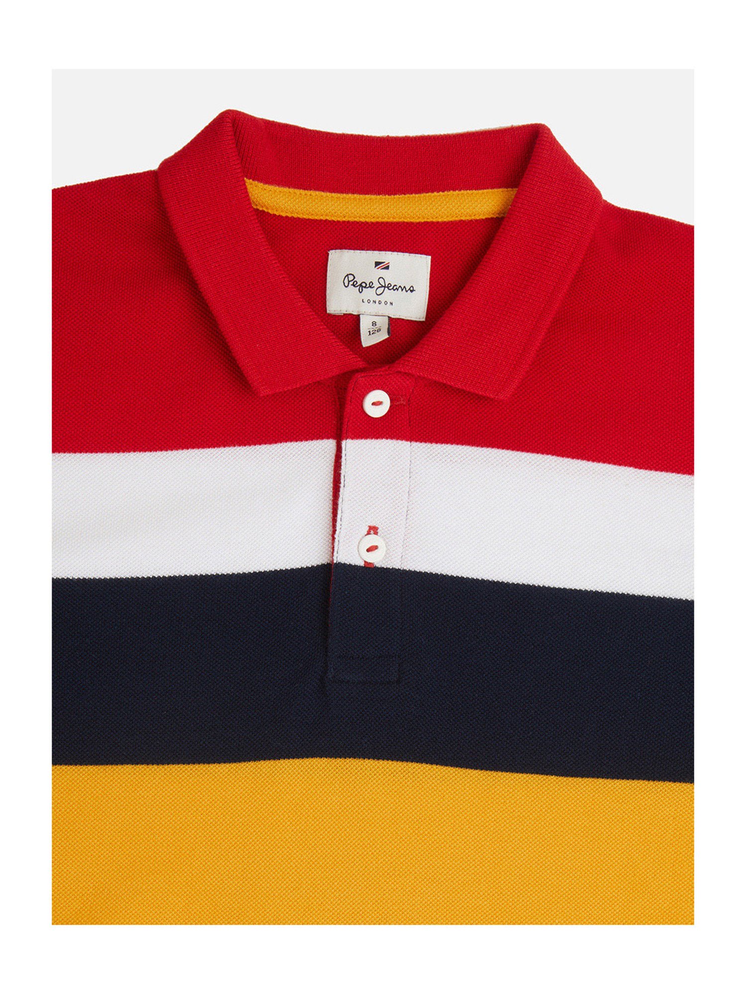 Pepe Jeans Kids Multicolor Striped Polo T-Shirt