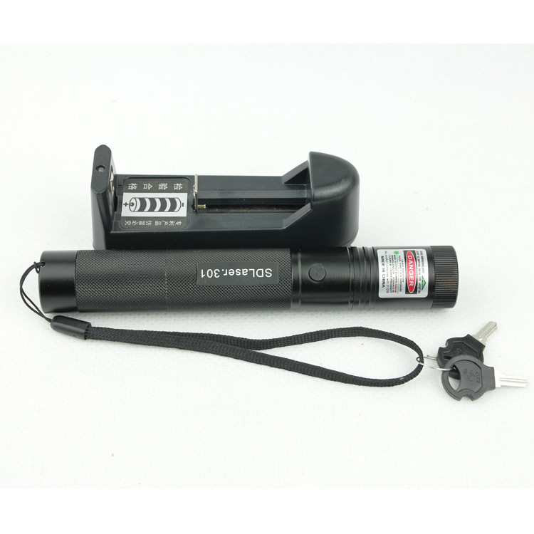 Laser 301 High Power 200mW 532nm Laser Pointer Flashlight Green Laser Light Pen