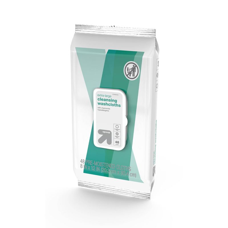 Extra Large Cleansing Cloths - 48ct - up & up™