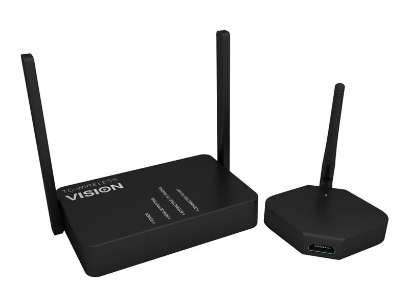 VISION Wireless Video Extender - LIFETIME WARRANTY - 30 metre / 98 foot range - transmitter and receiver set - audio and