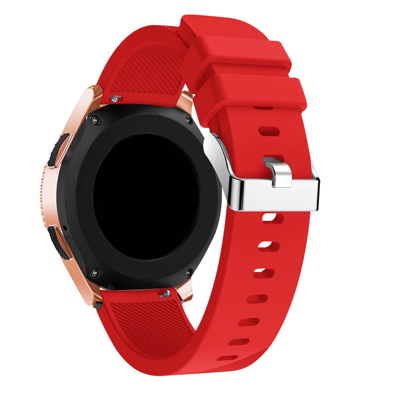 Samsung Galaxy Watch 42 mm soft silicone replacement bracelet - Red