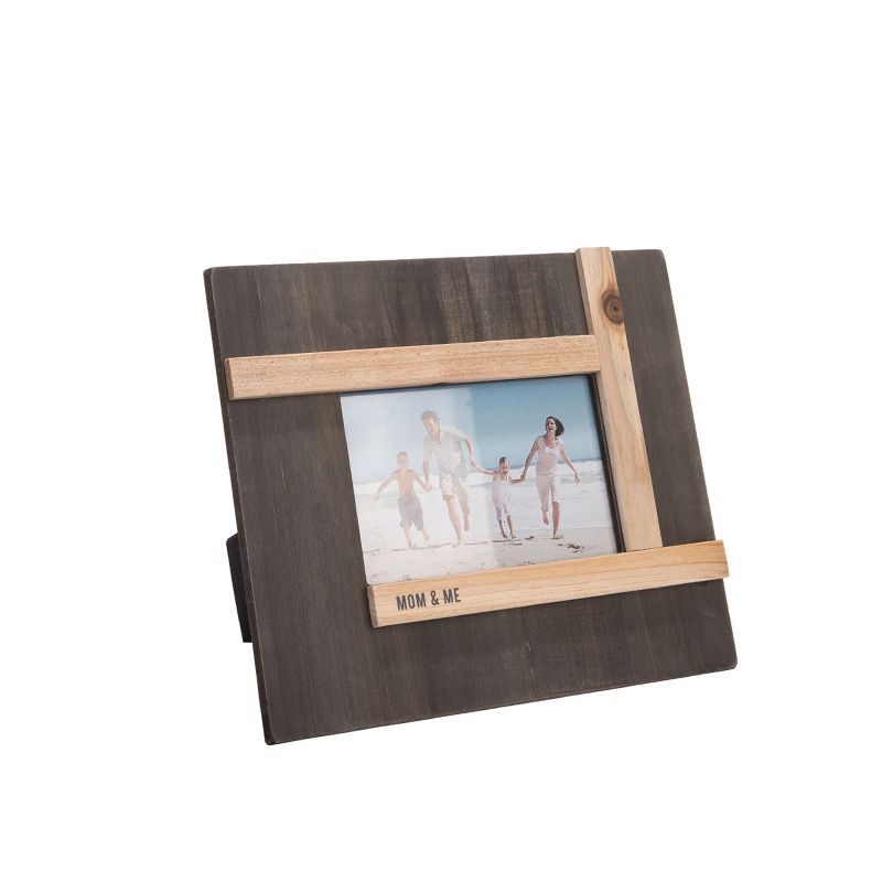 Dark Wood Mom and Me 4 x 6 inch Wood Picture Frame - Foreside Home & Garden