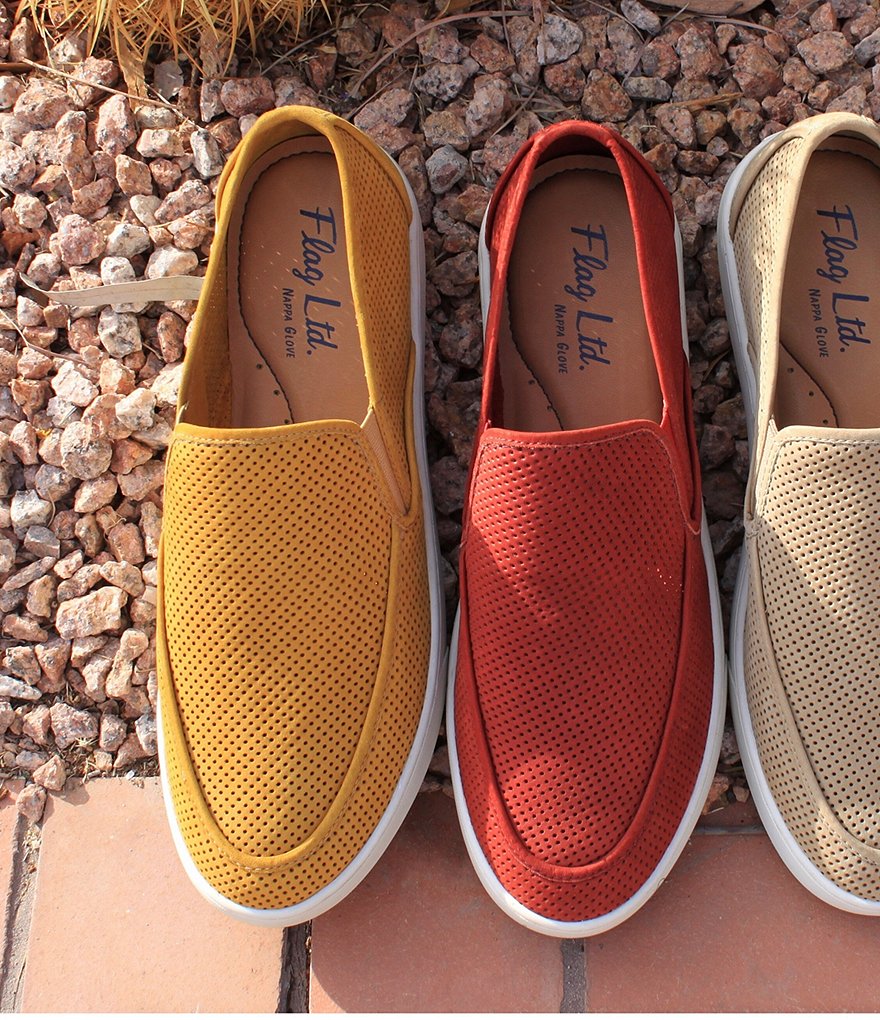 Flag LTD. Men's Belmont Perf Gore Slip-Ons