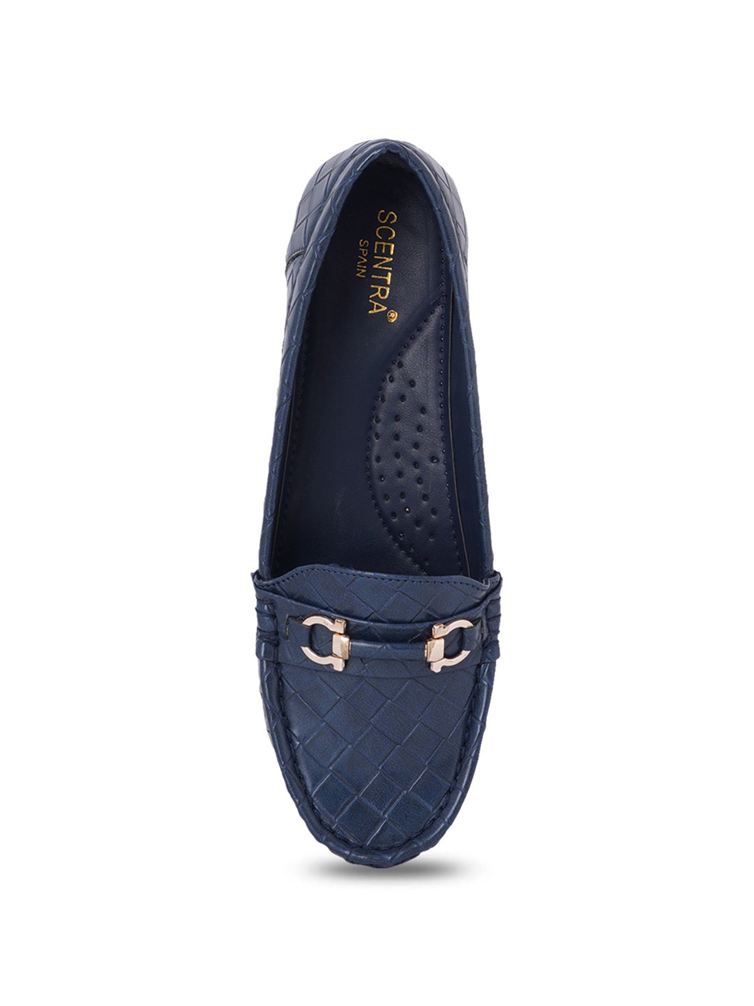 Scentra Women's Blue Casual Loafers