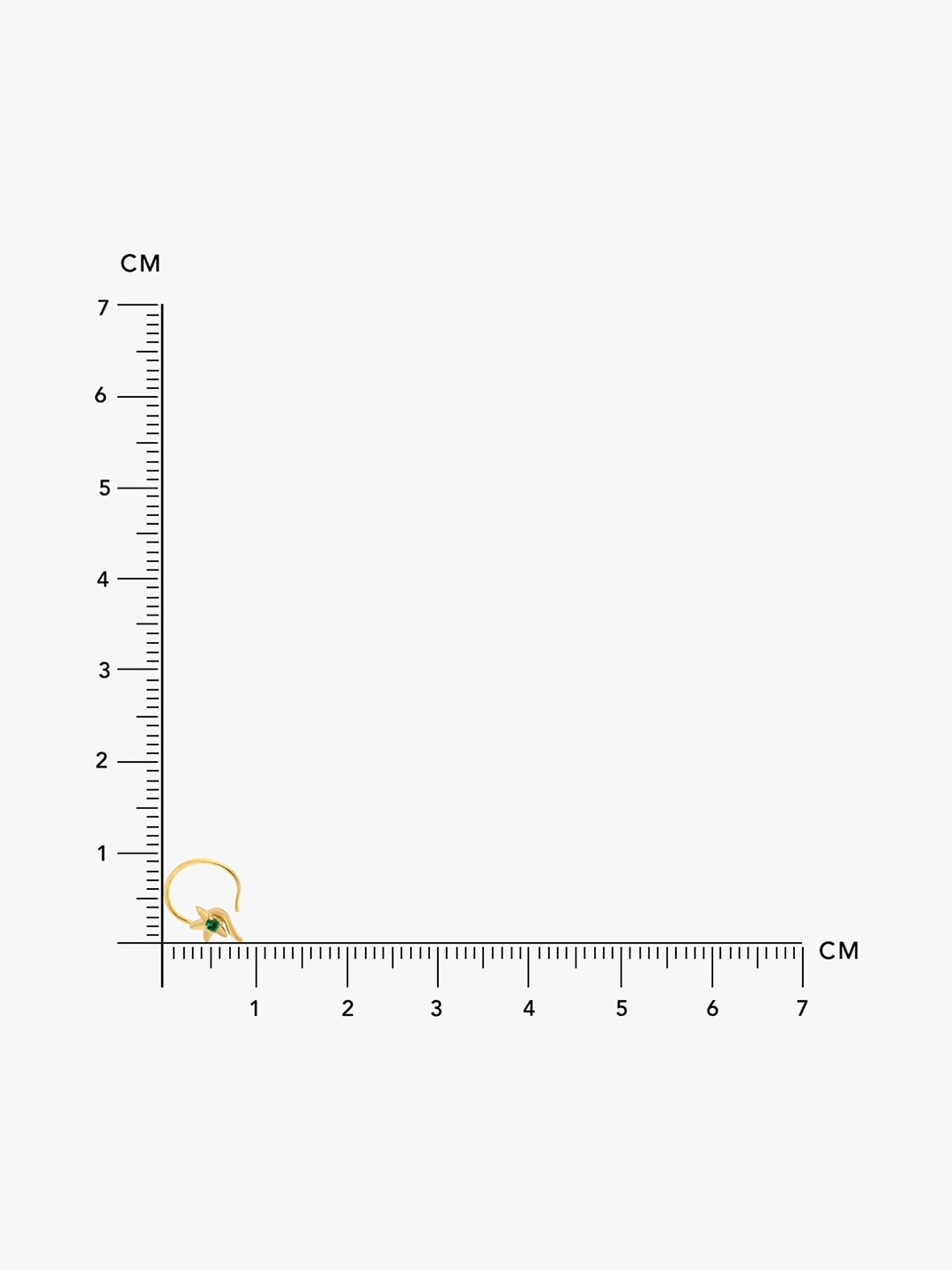 March by FableStreet 92.5 Sterling Silver Nosepin for Women