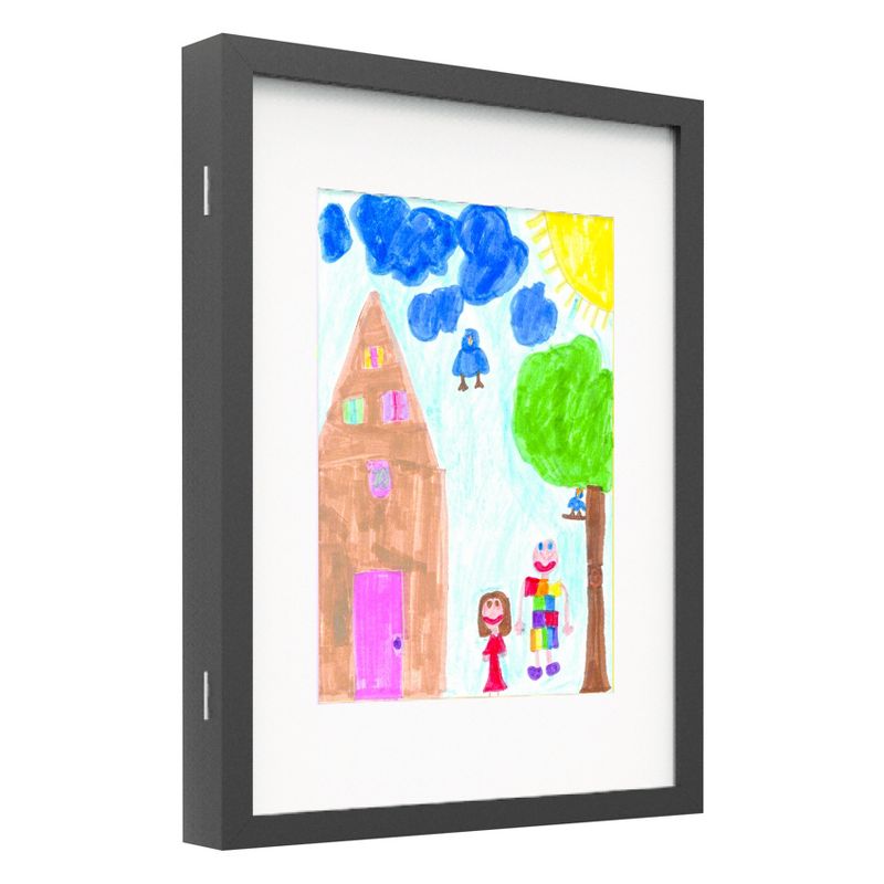 8.5" x 11" Loft by Umbra Kids' Art Display & Storage - Black