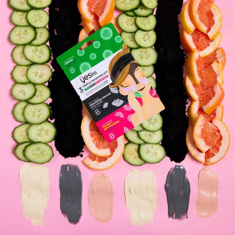 Yes To Triple Masking Kit - 3pc
