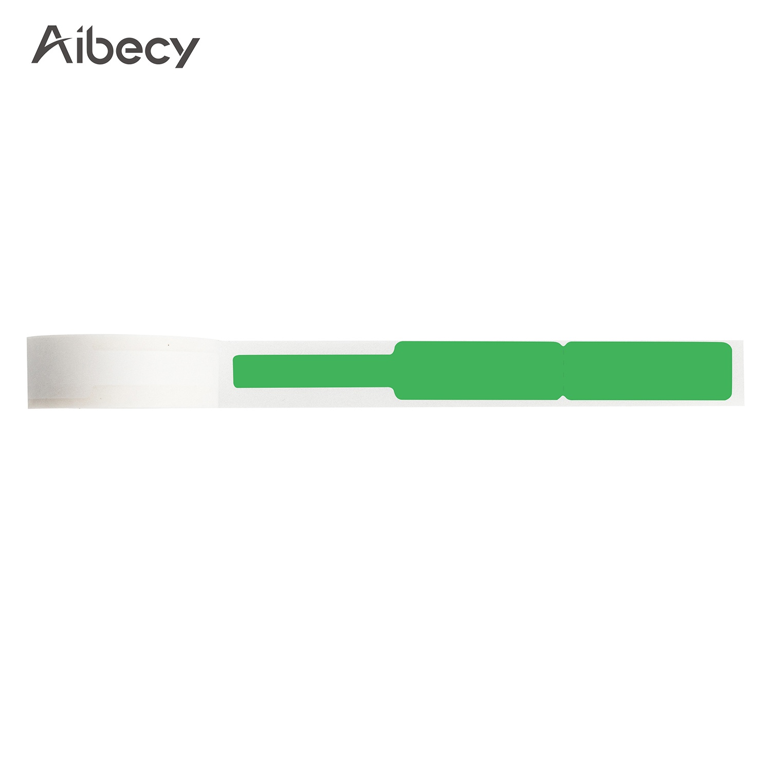 Aibecy Cable Label Paper Self-Adhesive Thermal Paper Roll 12.5*74+35mm 65sheets/roll Compatible with Phomemo D30 Thermal Printer for Home Office Organization