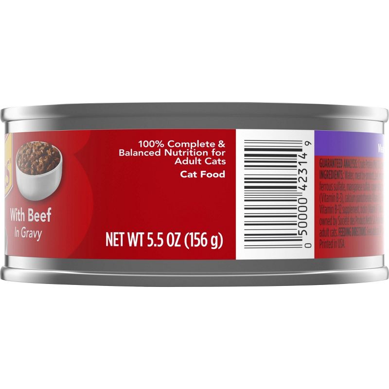 Purina Friskies Meaty Bits with Beef In Gravy Wet Cat Food - 5.5oz