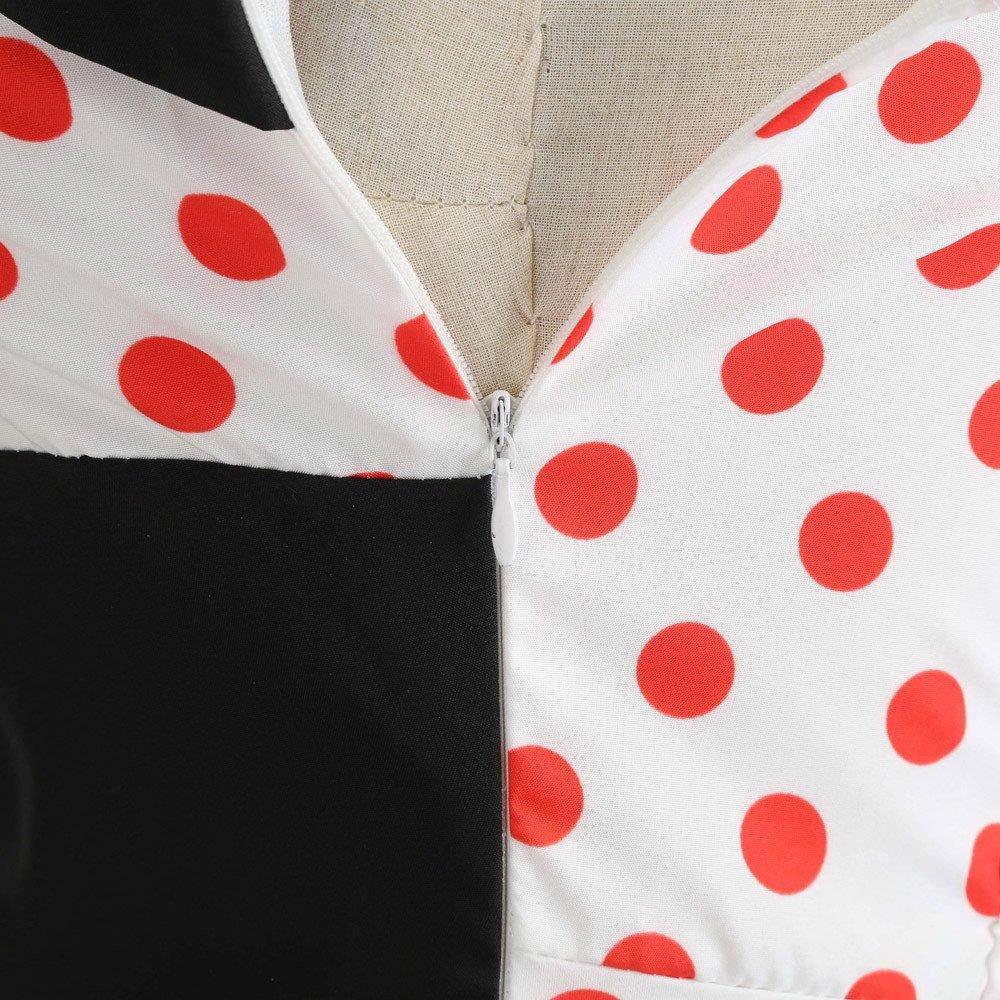 Vintage Dresses for Women,Women Vintage Printing Bodycon Sleeveless Halter Evening Party Prom Swing Dress