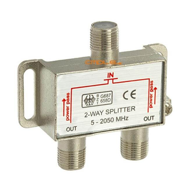 Cmple - 2-Way Splitter 5-2050MHz F-Type