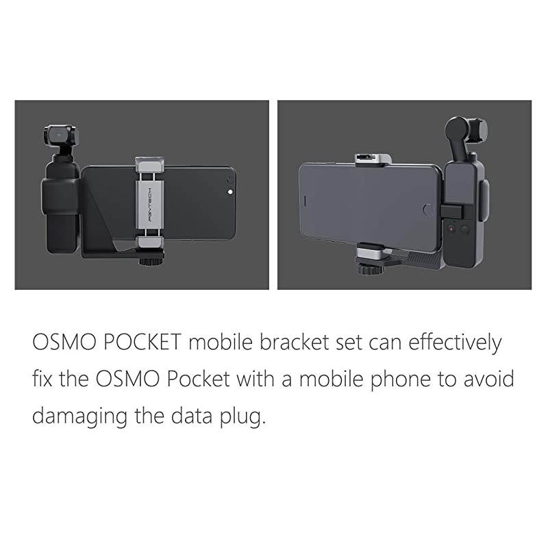 OSMO Pocket Phone Holder Set Expansion Accessories with Tripod Mini Compatible with DJI OSMO Pocket Accessories
