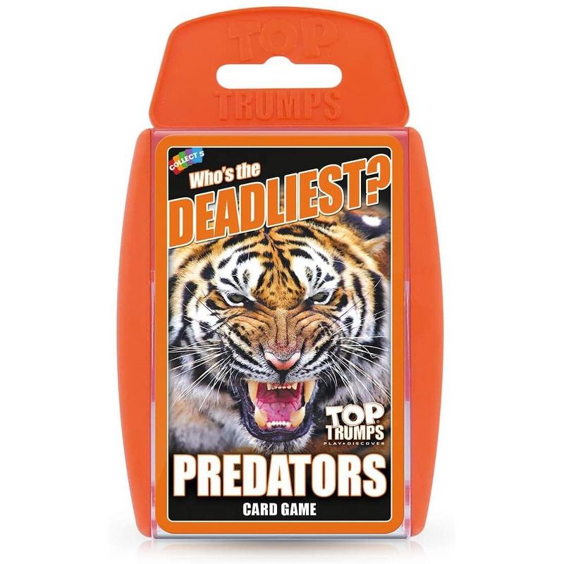 Top Trumps Deadliest Predators Top Trumps Card Game