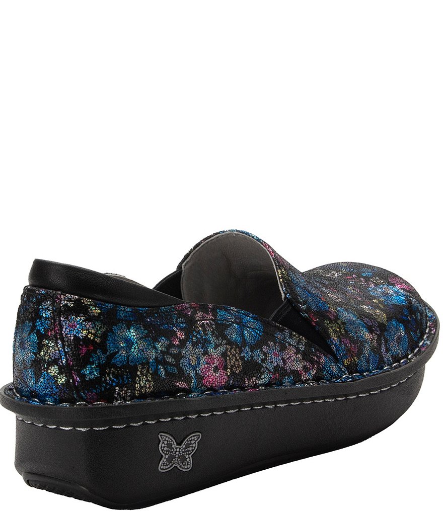 Alegria Debra Wildin Printed Leather Clogs