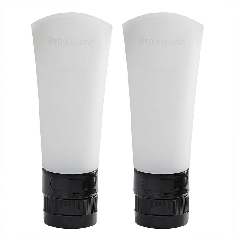 Brookstone Silicone 3oz Travel Tube Set - 2pk Frosty