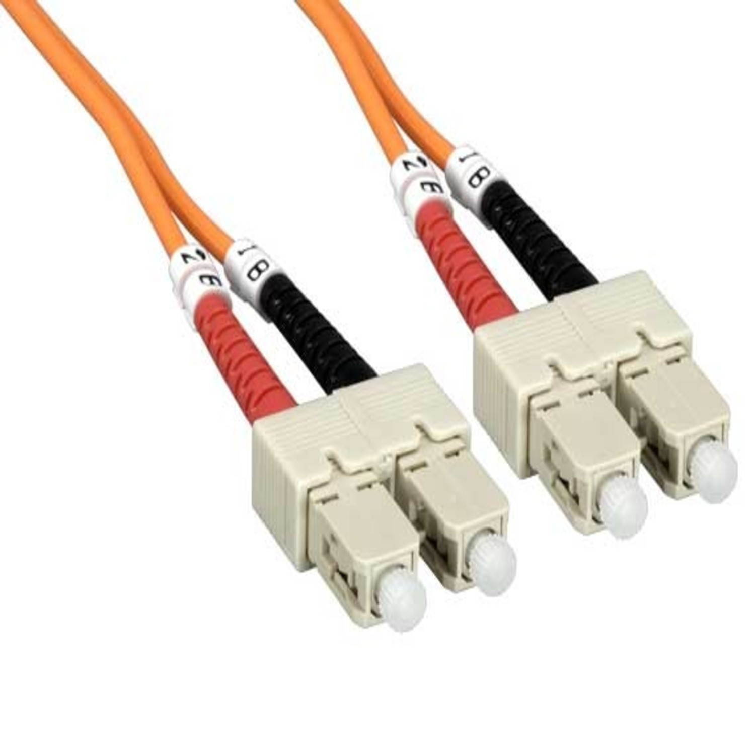 SANOXY Cables and Adapters; 15m SC/SC Duplex 50/125 Multimode OM2 Fiber Optic Cable