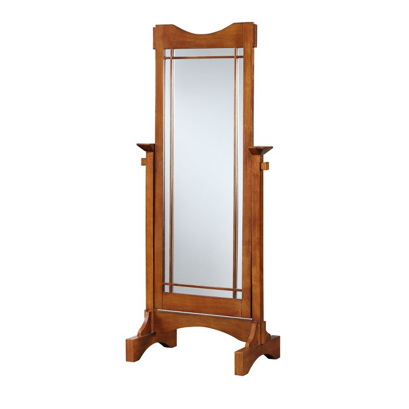 Powell Mission Oak Cheval Mirror