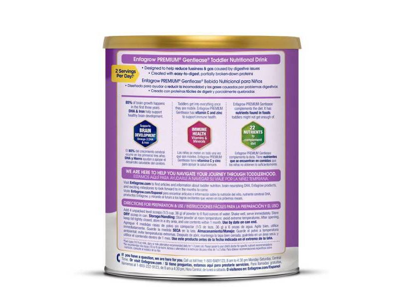 Enfagrow Gentlease Toddler Can - 29.1oz