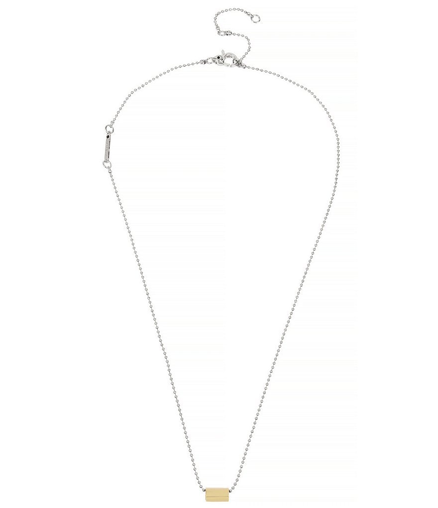 AllSaints Geometric Pendant Necklace