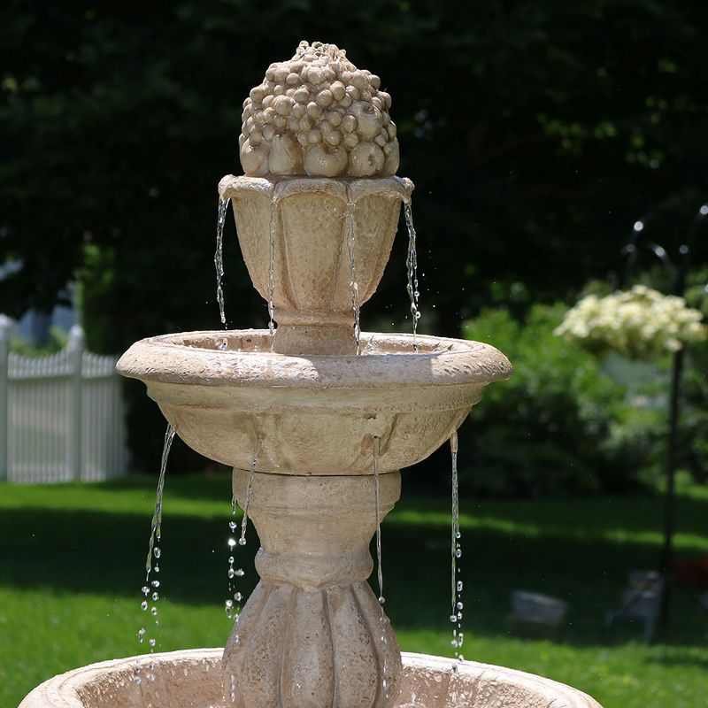 Ceramic Cascading Vines Garden Fountain - Acorn Hollow