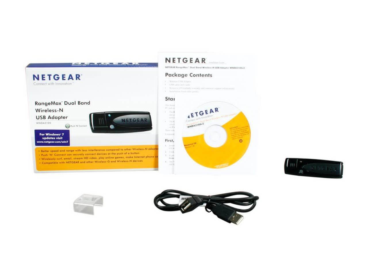 NETGEAR RangeMax Dual Band Wireless-N Adapter (WNDA3100)