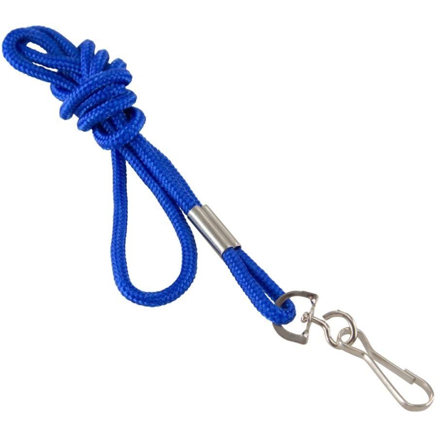 Baumgartens Standard Lanyard With Hook 36" L Nylon Blue 68903