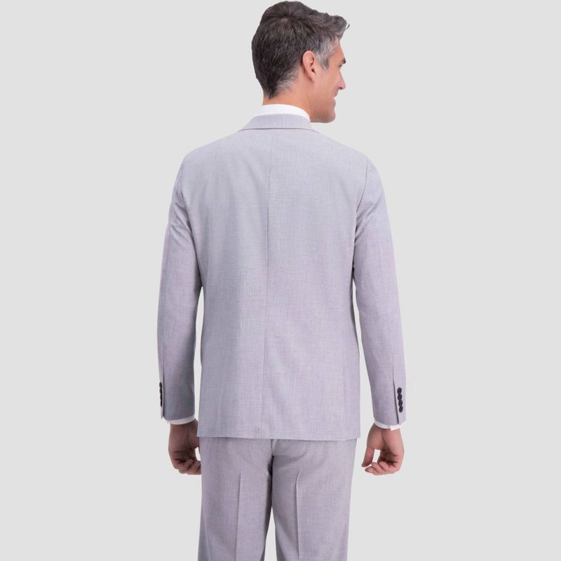 Haggar H26 Men's Big & Tall Slim Fit Premium Stretch Suit Jacket - Light Gray 44L