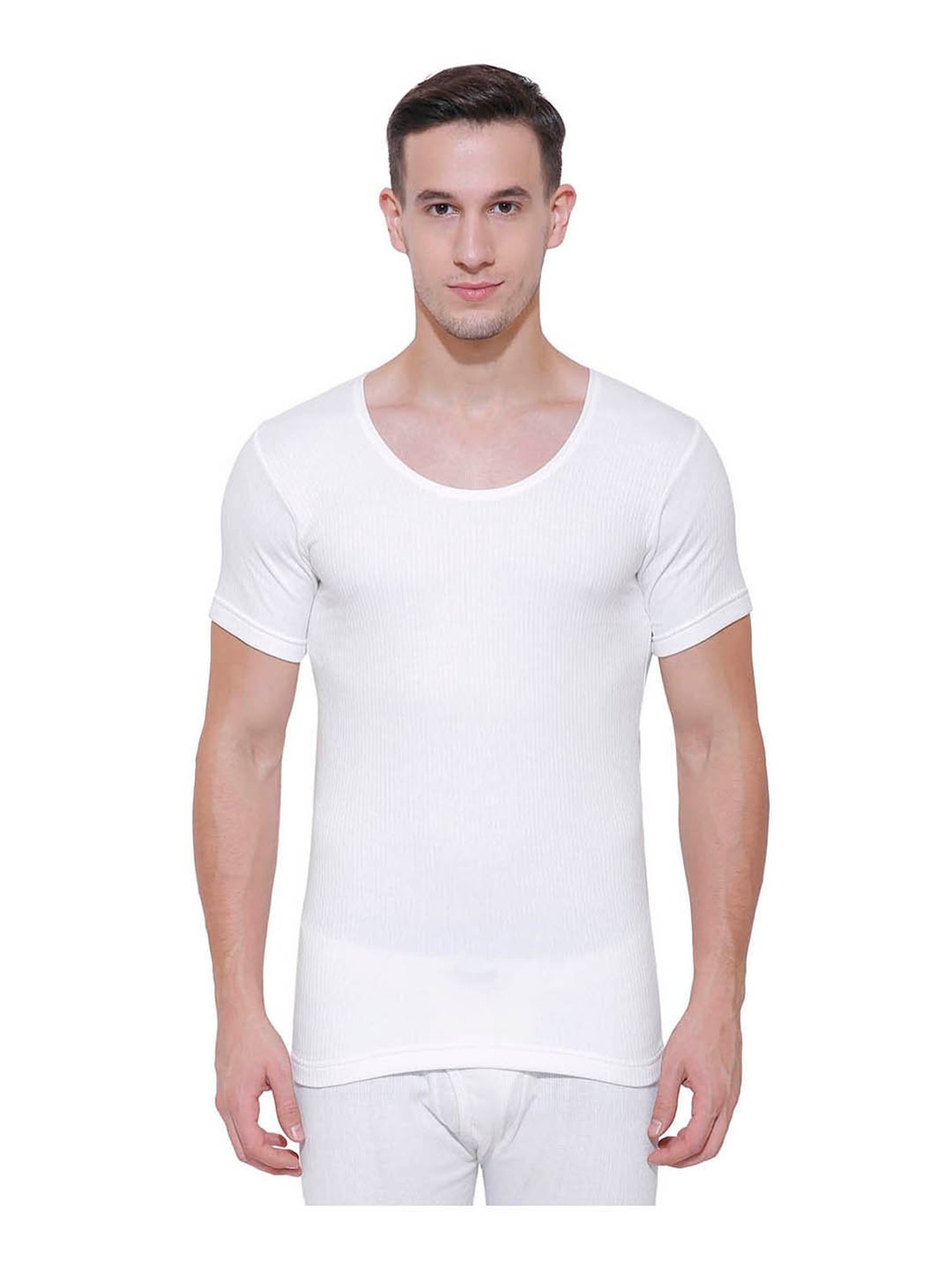 Bodycare Insider Off White Regular Fit Thermal Top
