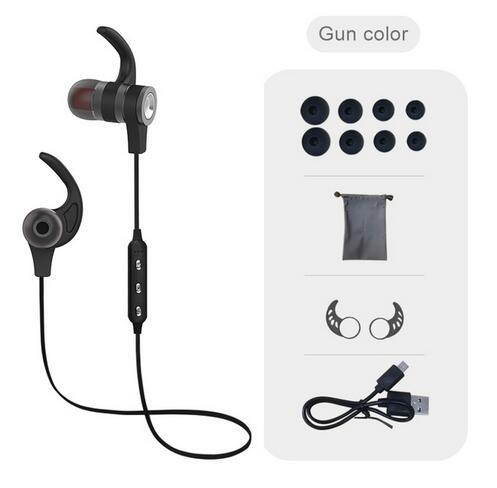 YOLOPE Mini Hifi Sport Blutooth Earbuds In-ear Earpieces Headset Auriculares Wireless Headphones Bluetooth Earphones For Phone (Black)