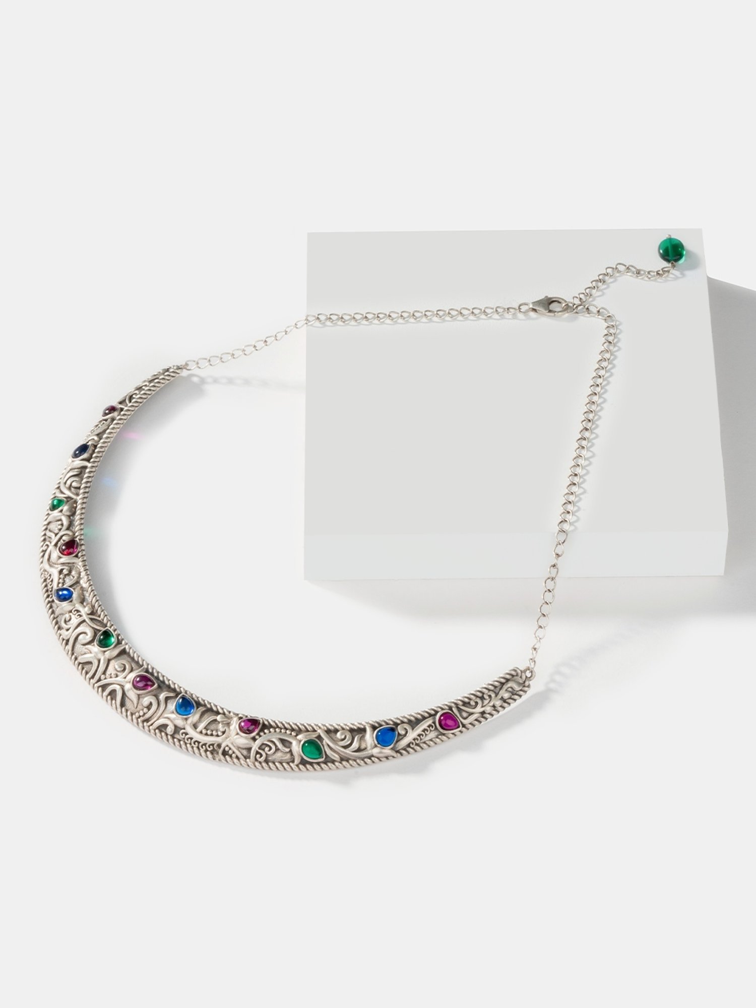 Shaya 92.5 Sterling Silver Feeling Suramya Necklace for Women