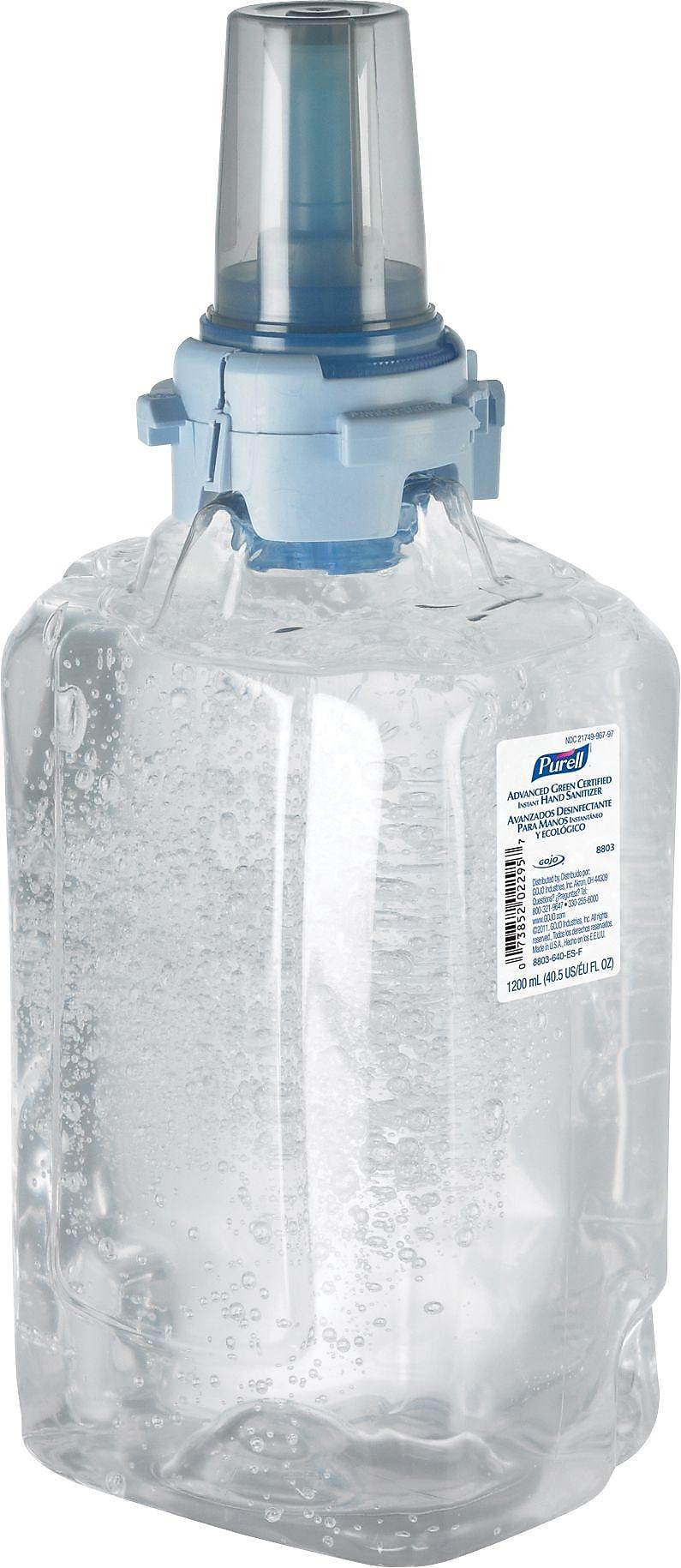 Gojo - 8803-03 - Advanced Green Certified Hand Sanitizer Gel Refill, 1200mL, FragFree