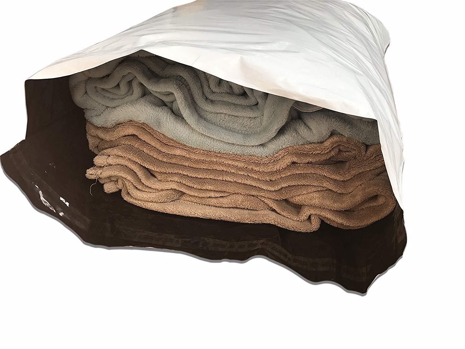 23.5x30 Jumbo Poly Mailers Envelopes Bags with Self-Sealing Strip White Shipping Bags (10 Pack)