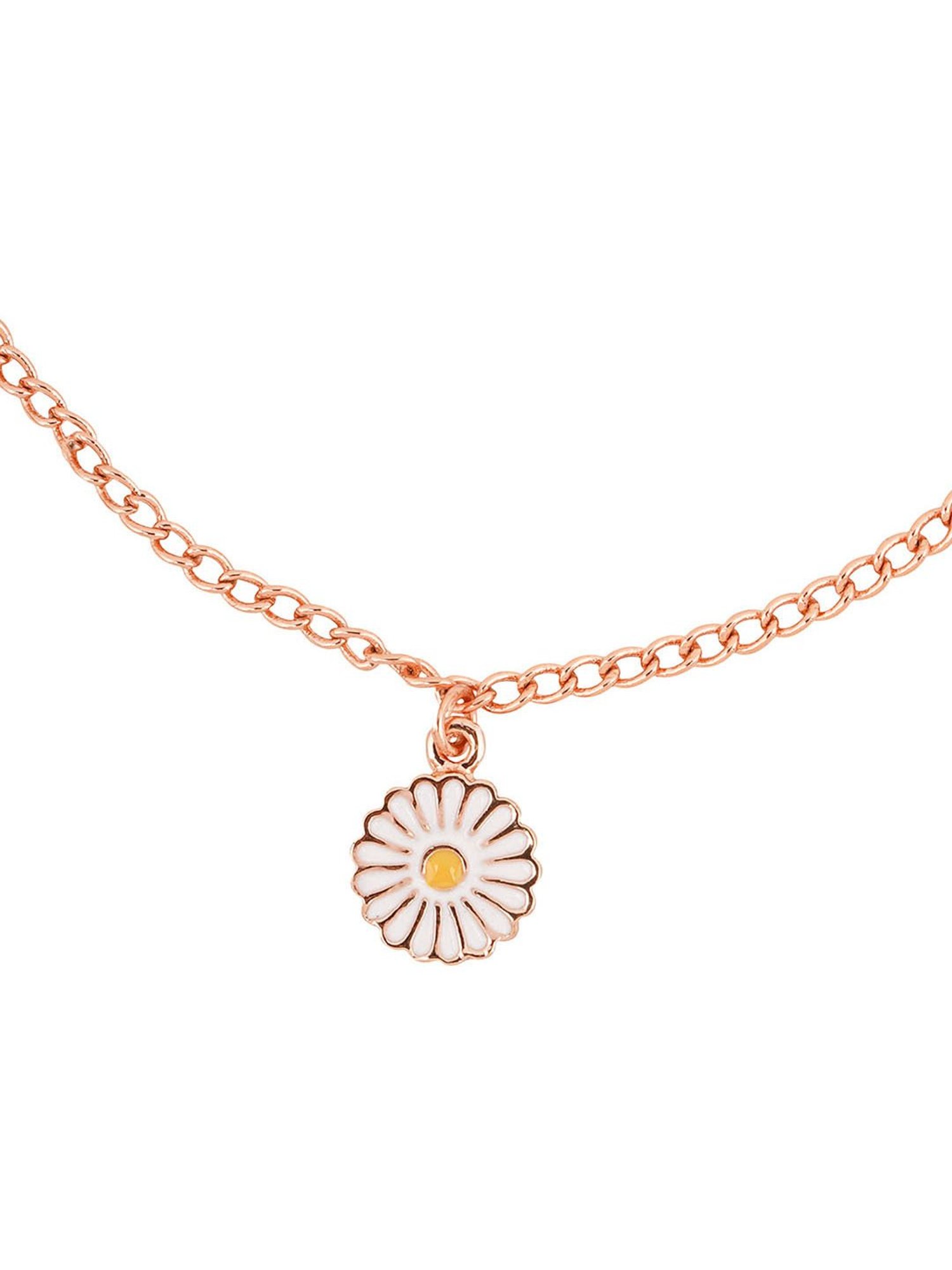 Joker & Witch The Party Edit Blooming Rose Gold Charms Bracelet