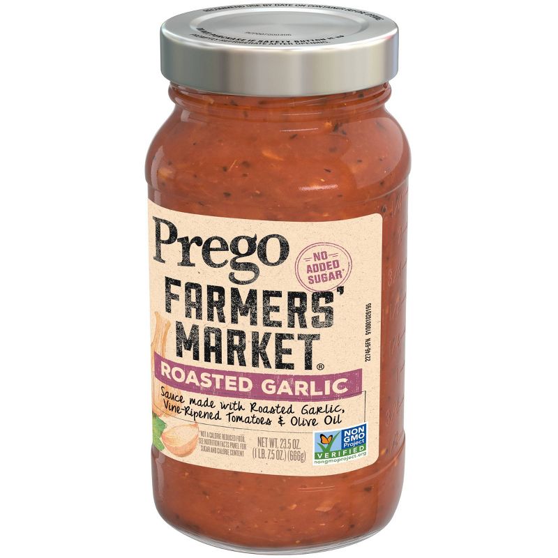 Prego Farmers' Market Roasted Garlic Marinara Pasta Sauce - 23.5oz