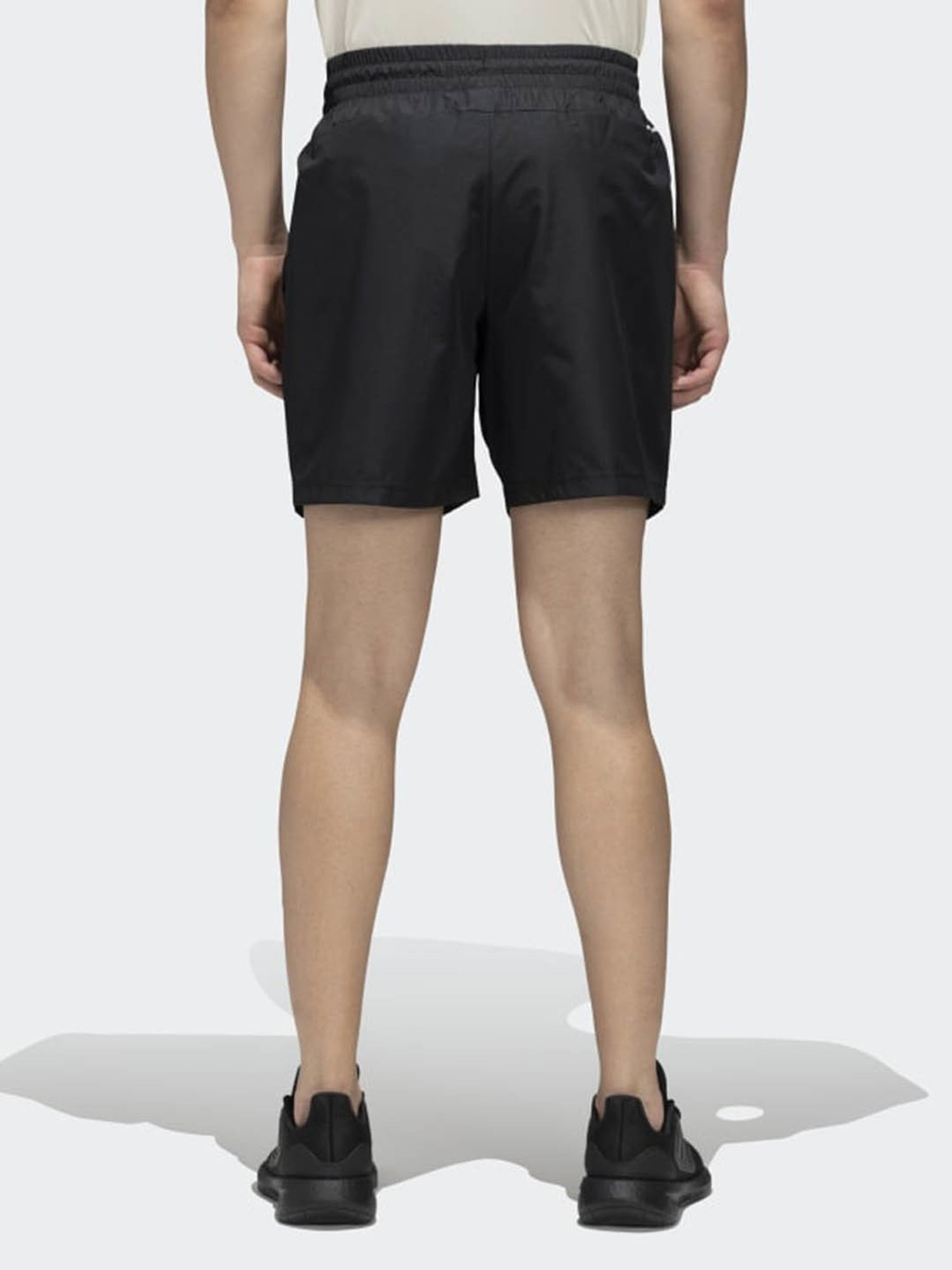 Adidas Shine Black Regular Fit Sports Shorts