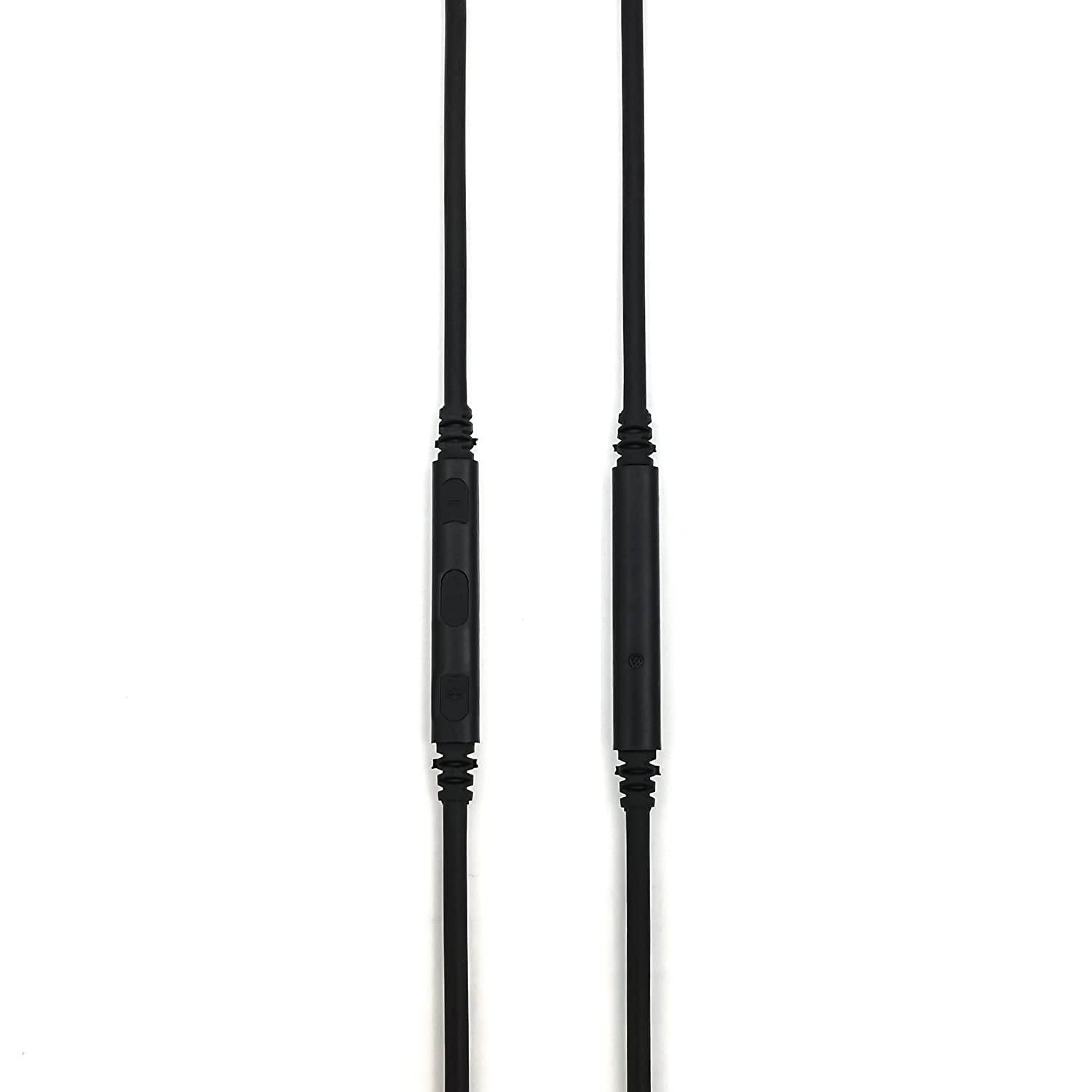 KetDirect Cable for Sennheiser Momentum/Momentum 2.0 / HD1 Wireless On-Ear Headphones, Remote Volume Control & Mic Compatible iPhone iPod ipad iOS only